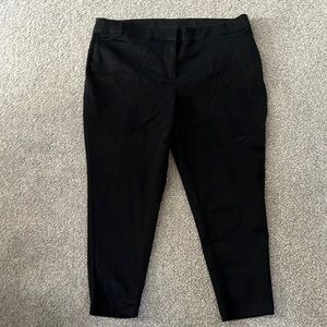 Black Stretch Ankle Pant